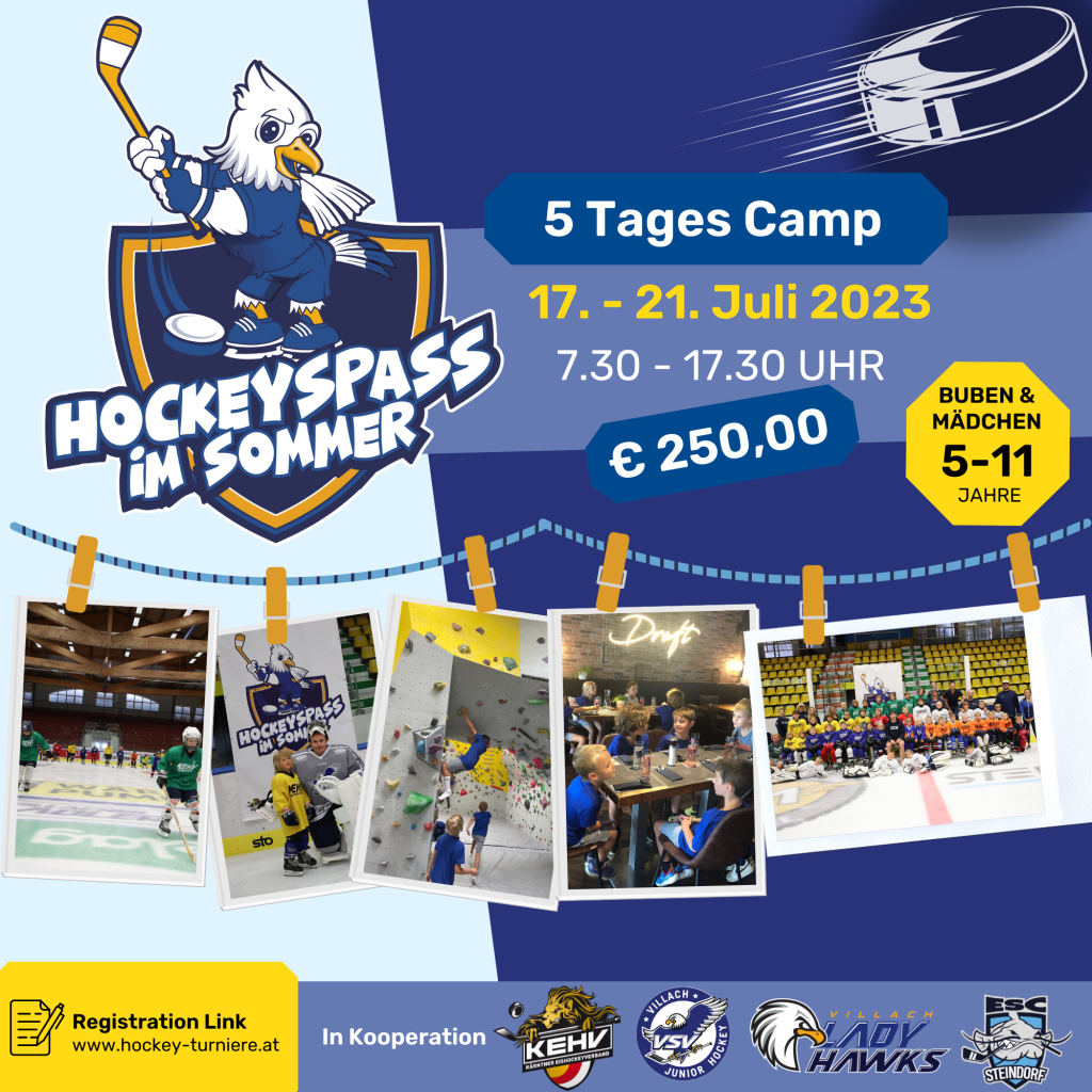 Hockey Spass Im Sommer Camp Poster
